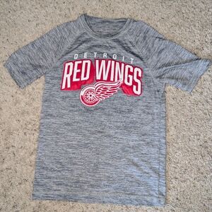Detroit Red Wings Mens Small Grey Shirt